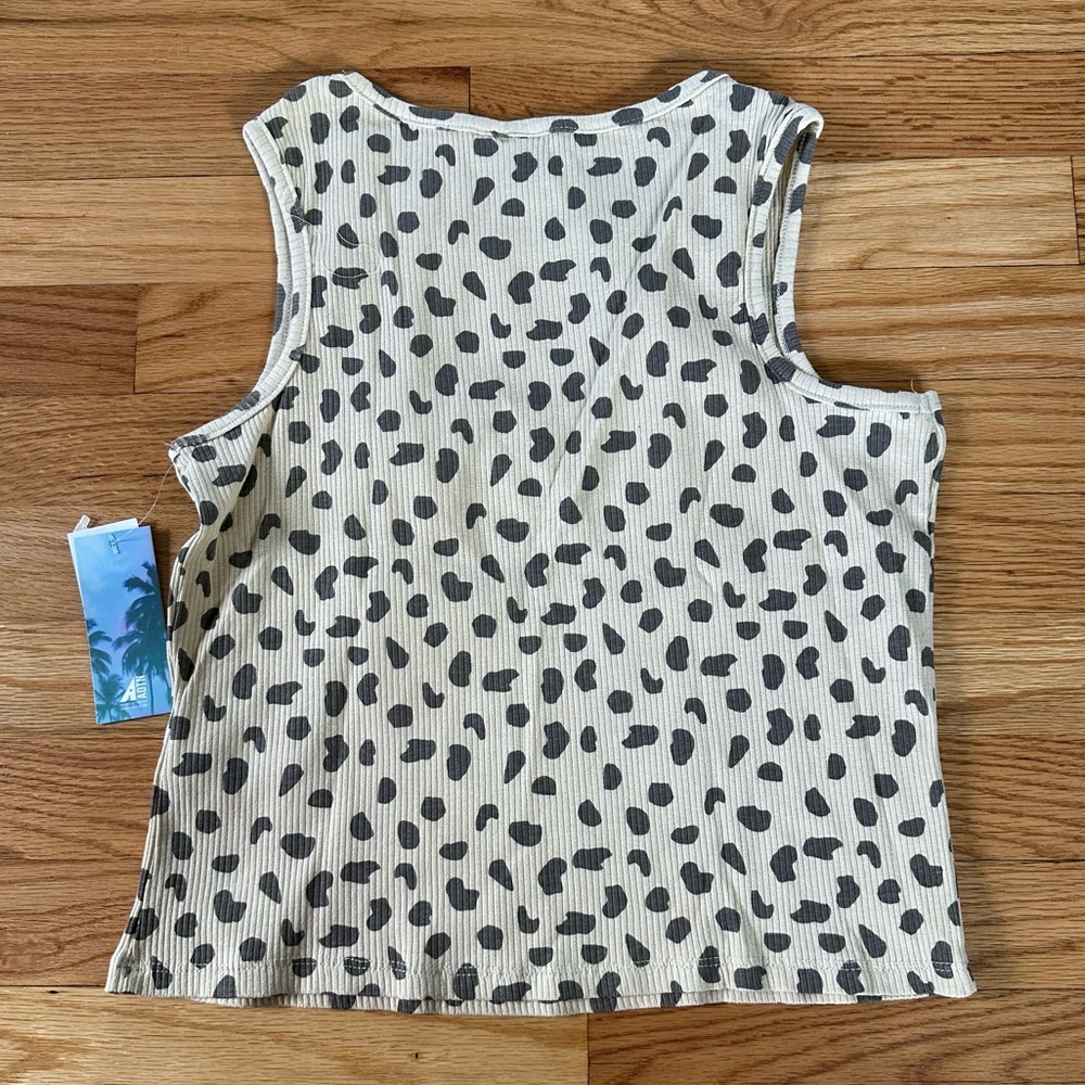 NWT Hollywood The Jean People Animal Print Tank Top Sz L 14 - Picture 8 of 8